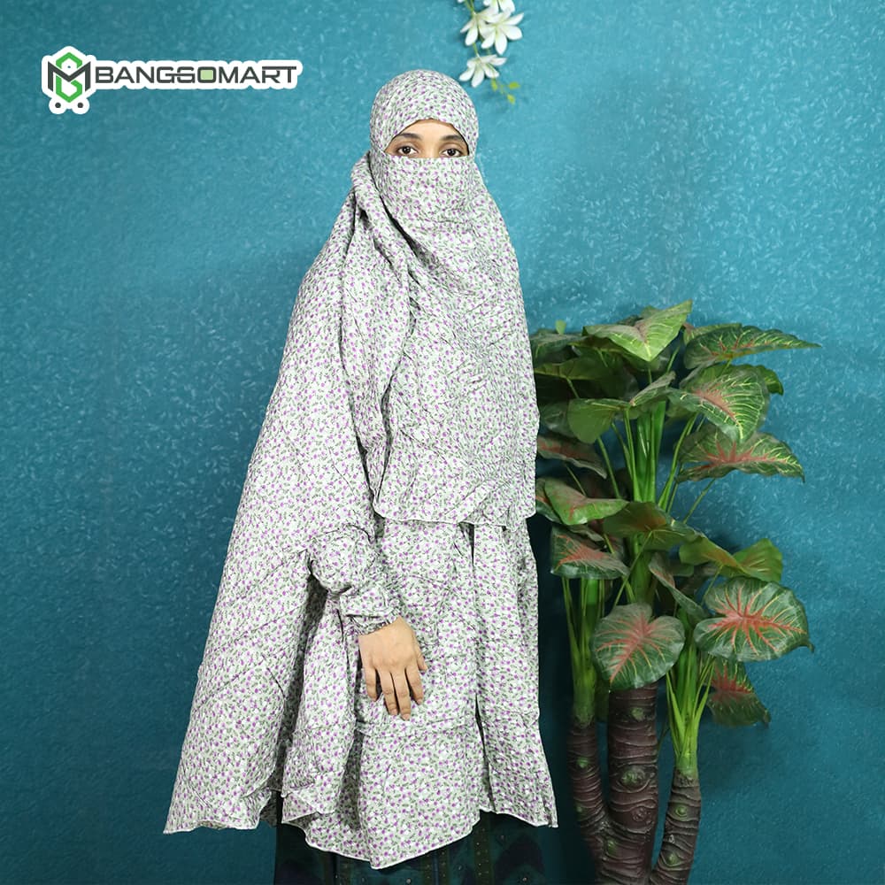 নামাজের কটন ফেব্রিক্স শর্ট খিমার (SKC-80)