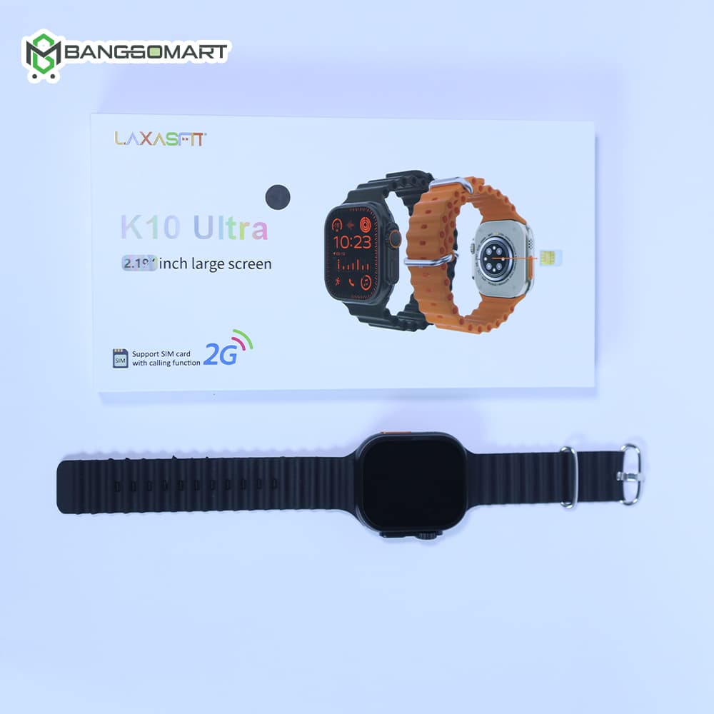 Laxasfit K10 Ultra Smart Watch With Sim Supported