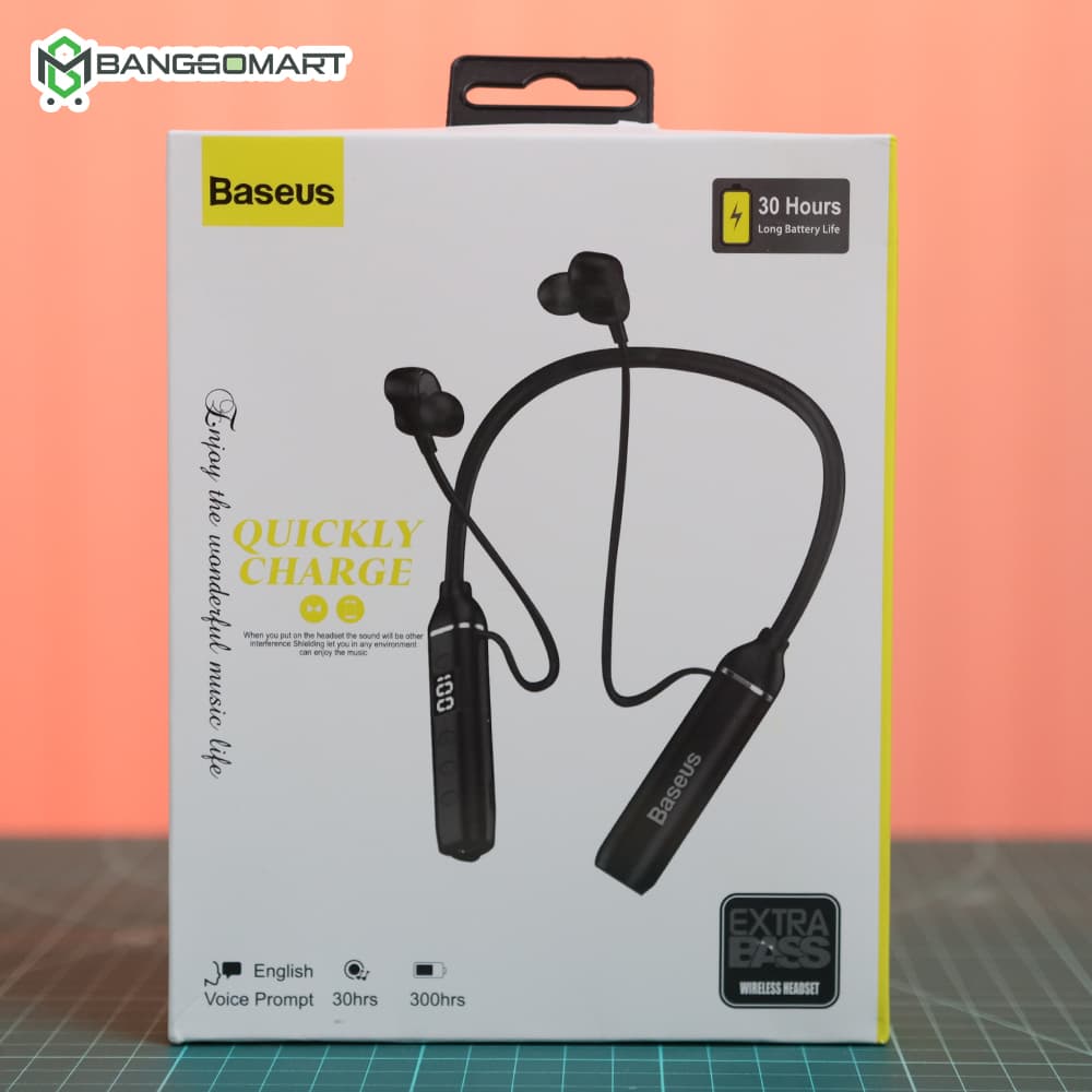 BASEUS Neckband Headphones Bluetooth 5.3 Wireless Earbuds