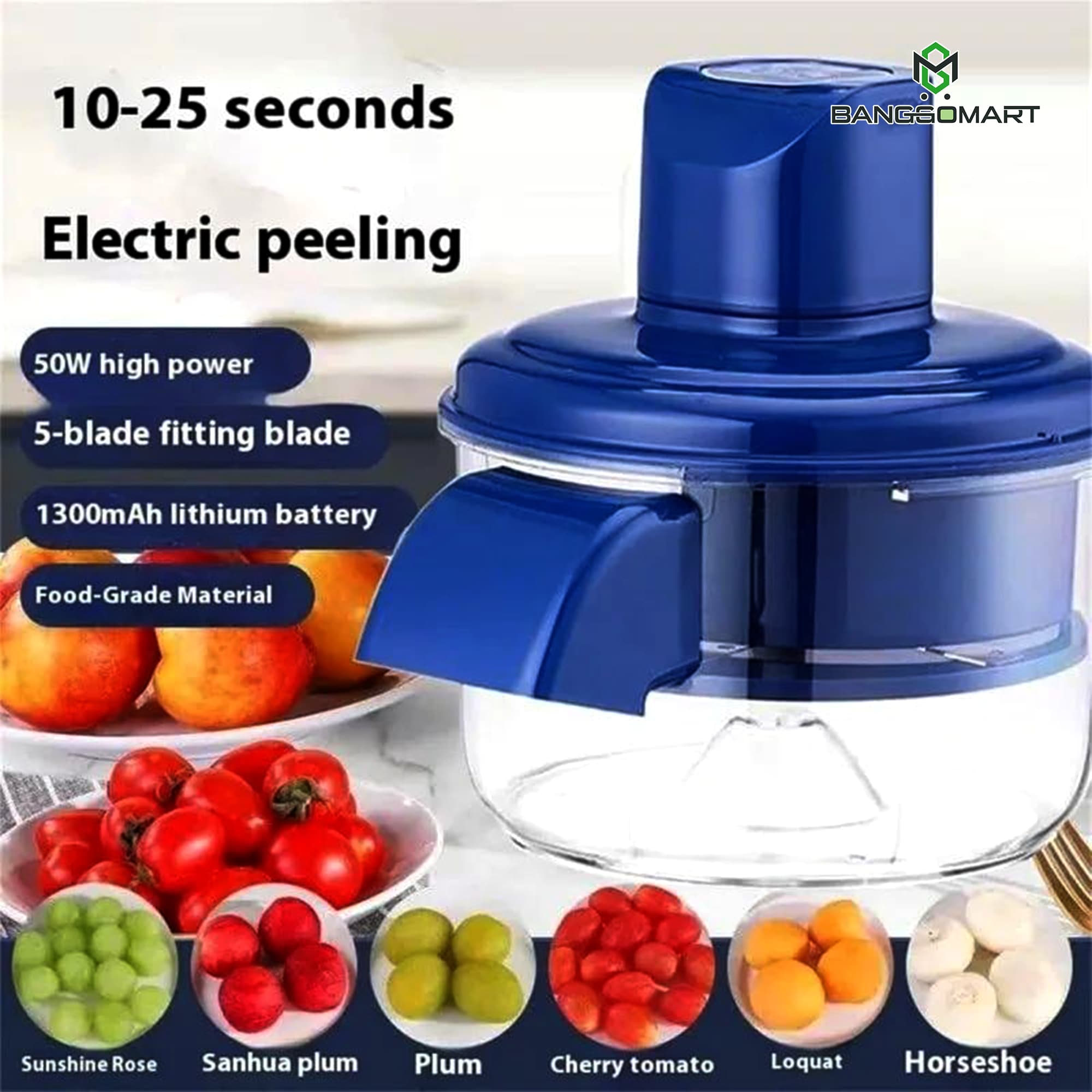 Automatic Fruit Peeler Intelligent Peeling Machine Portable