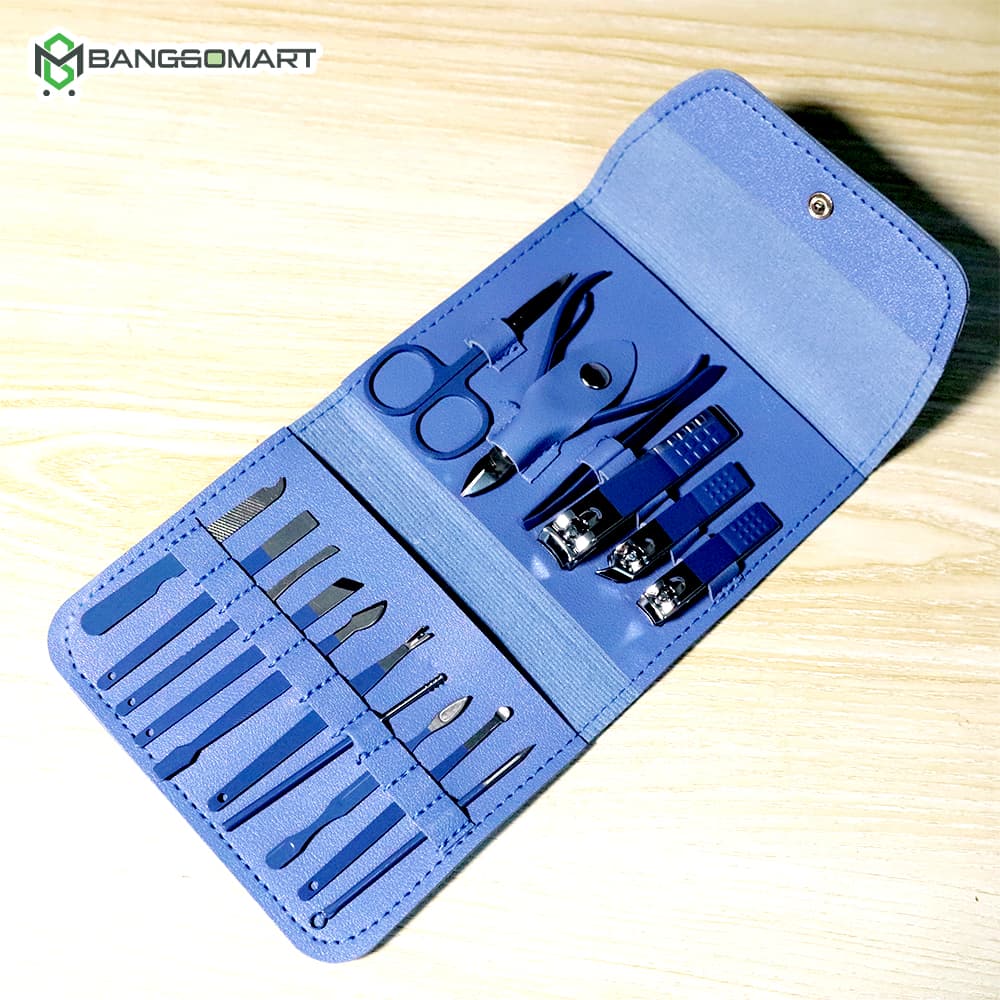 16pcs Stainless Steel Nail Cutter Tool Set
